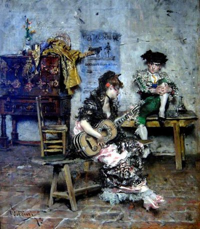 La chitarrista da Giovanni Boldini